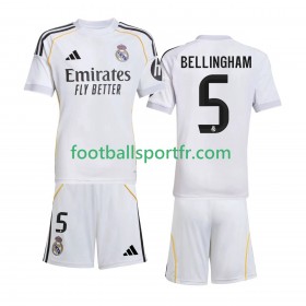 Tenue Real Madrid Jude Bellingham 5 Enfant Domicile 2025-2026 Maillot de Foot